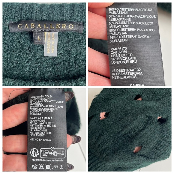 Anthropologie Caballero Cable-Sleeve Sweater - Picture 8 of 12